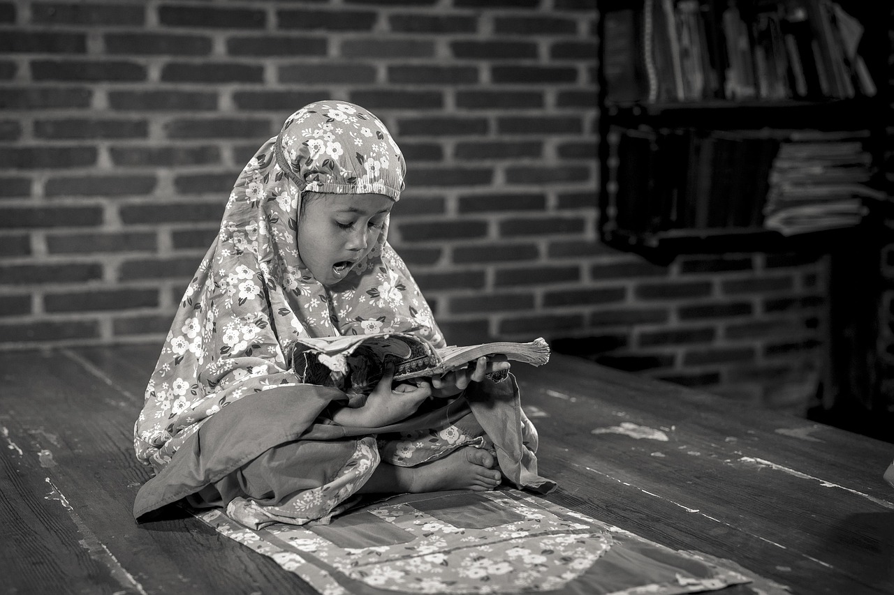 child, read, al-qur
